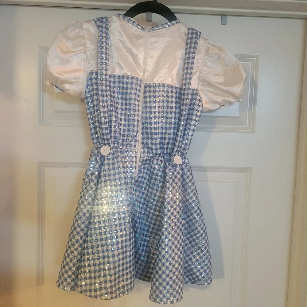 Rubie's Wizard of Oz Dorothy Sequin Halloween Costume Dress - Size Medium